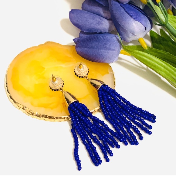 🌹Blue COBALT Sugarfix by Baublebar earring - Picture 5 of 9